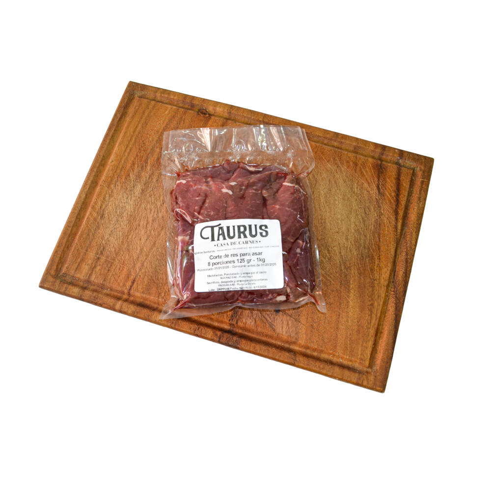 Corte para asar - Res - 1000 gr - Corte marinado - Porcionado