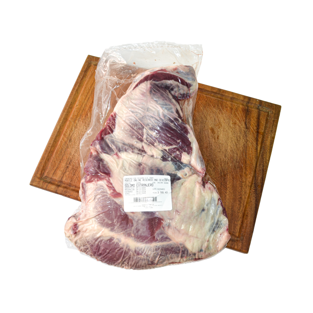 Solomo extranjero / Cadera - Res - 1000 gr - Corte para asar - Entero